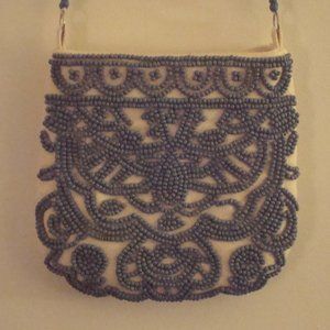Small embellished beaded mini bag